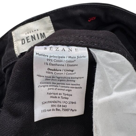 Sezane Denim Iconic Straight Leg - Picture 7 of 9
